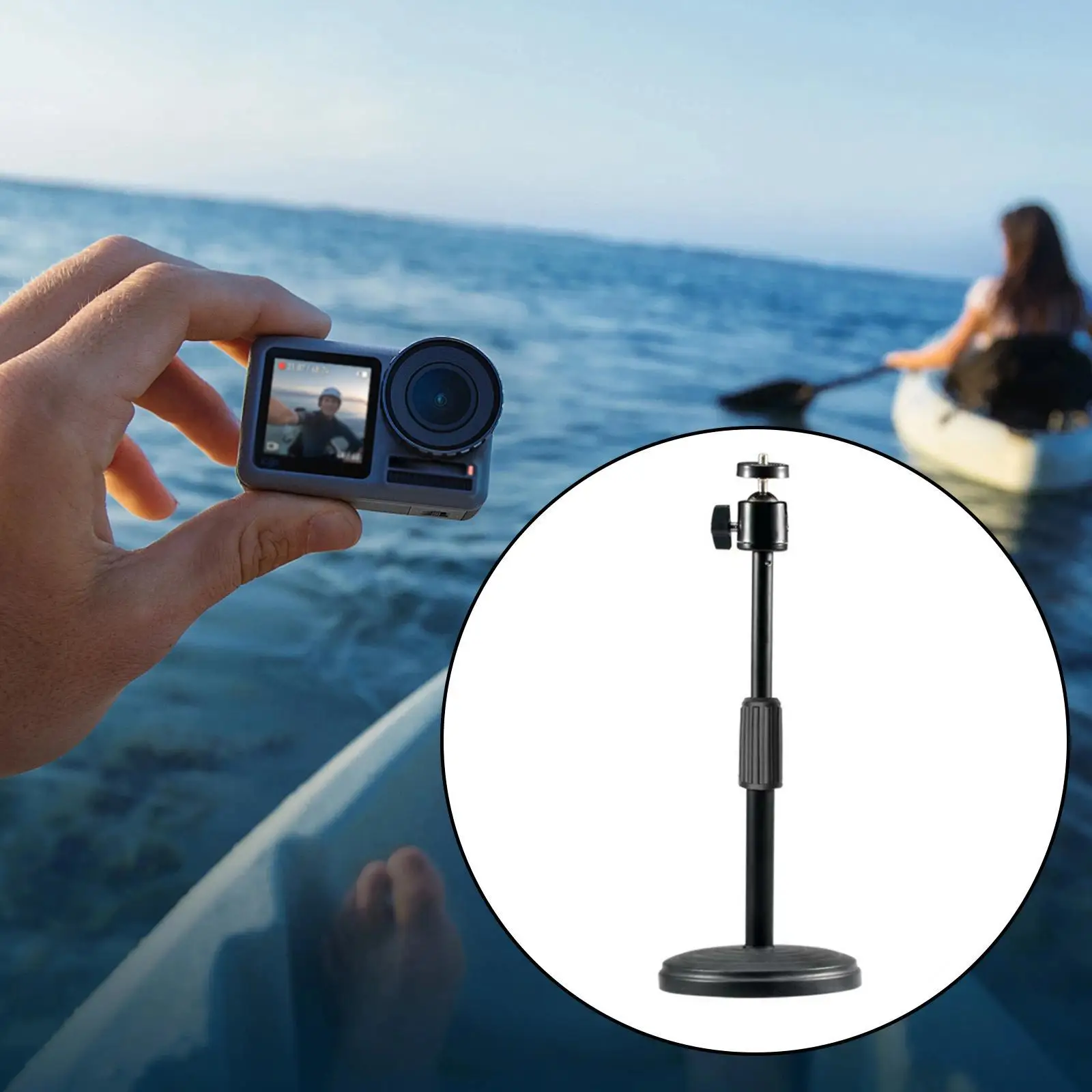 

Desktop Phone Holder Multifunctional Round Base for Bedroom Business