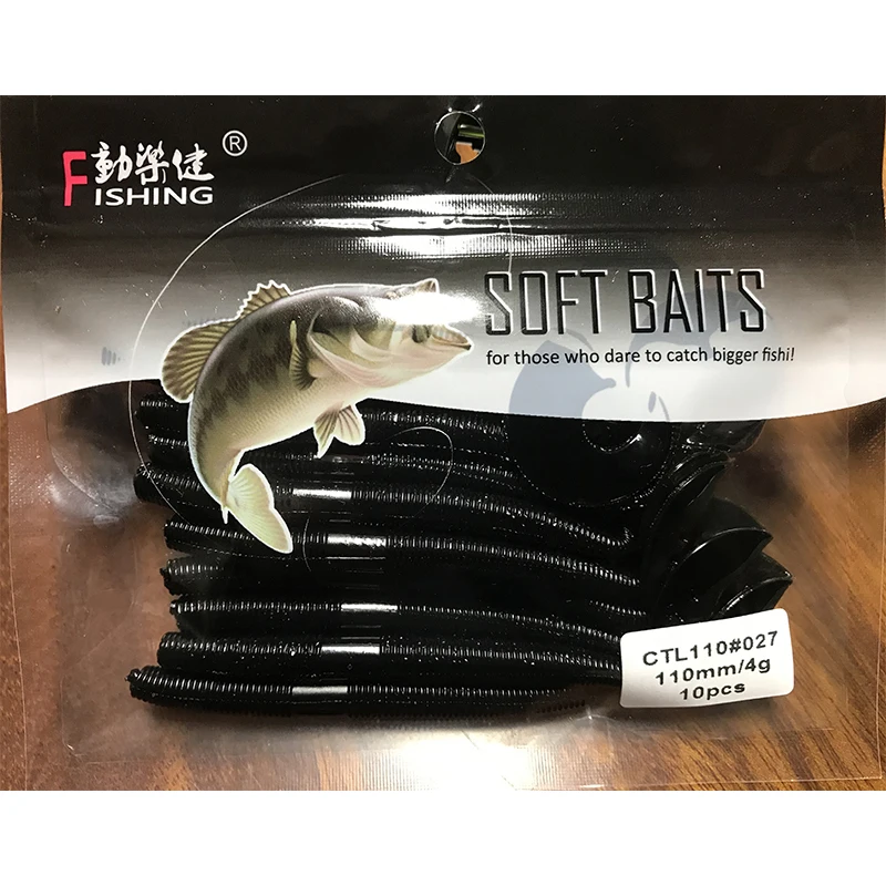 Vinilo Cola Rizada Donglejian Spaghetti Worm – Señuelo pesca spinning - imagen 5