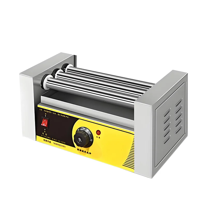 

Коммерческий электрический 3-роликовый барабан типа колбаса гриль для хот-догов гриль для хот-догов заводская цена