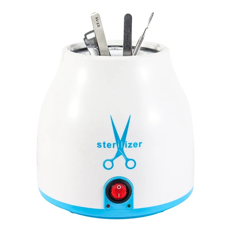 High Temperature Sterilizing Box Nail Barber Tools Kits Disinfecting 100W Sterilizing Machine Blue Sterilizer