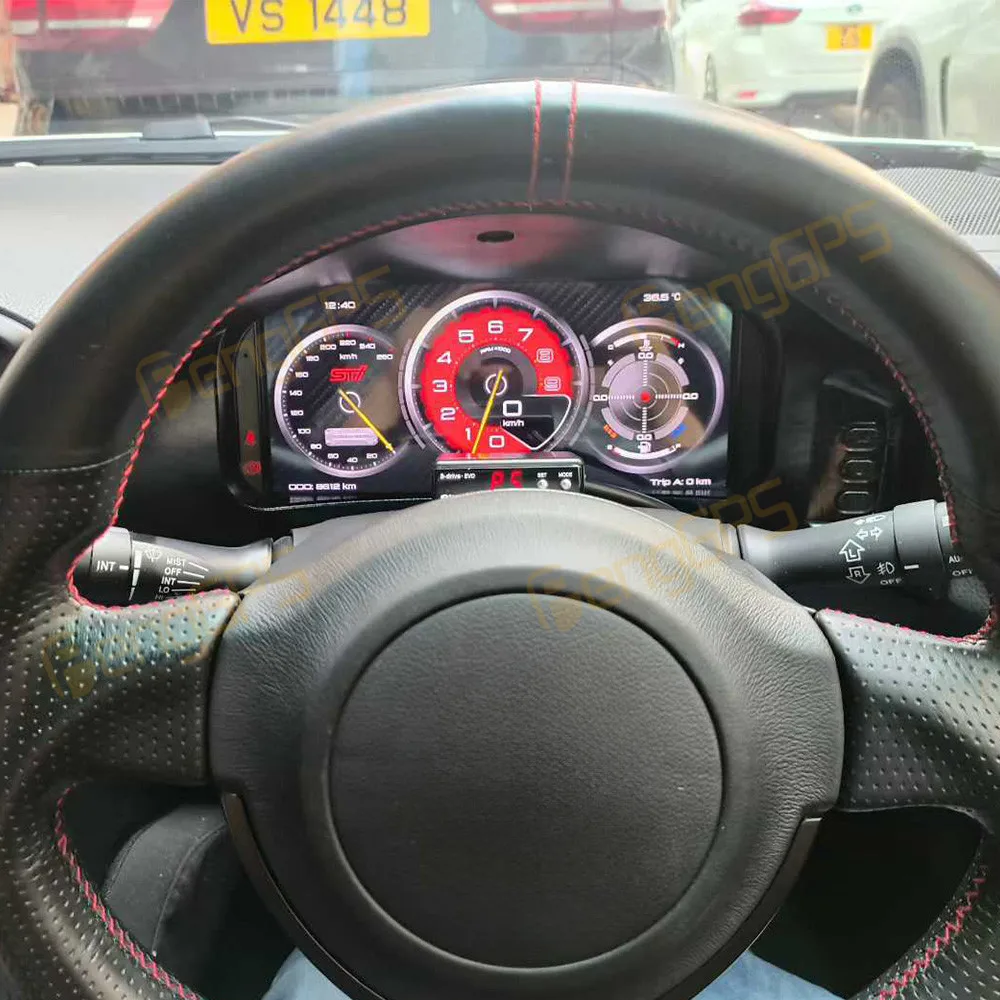 

ЖК-дисплей с цифровым кластером, приборная панель для Toyota 86/Subaru BRZ 2013-2019, RHD автомобильный виртуальный прибор для кабины, автоматический измеритель скорости, дисплей