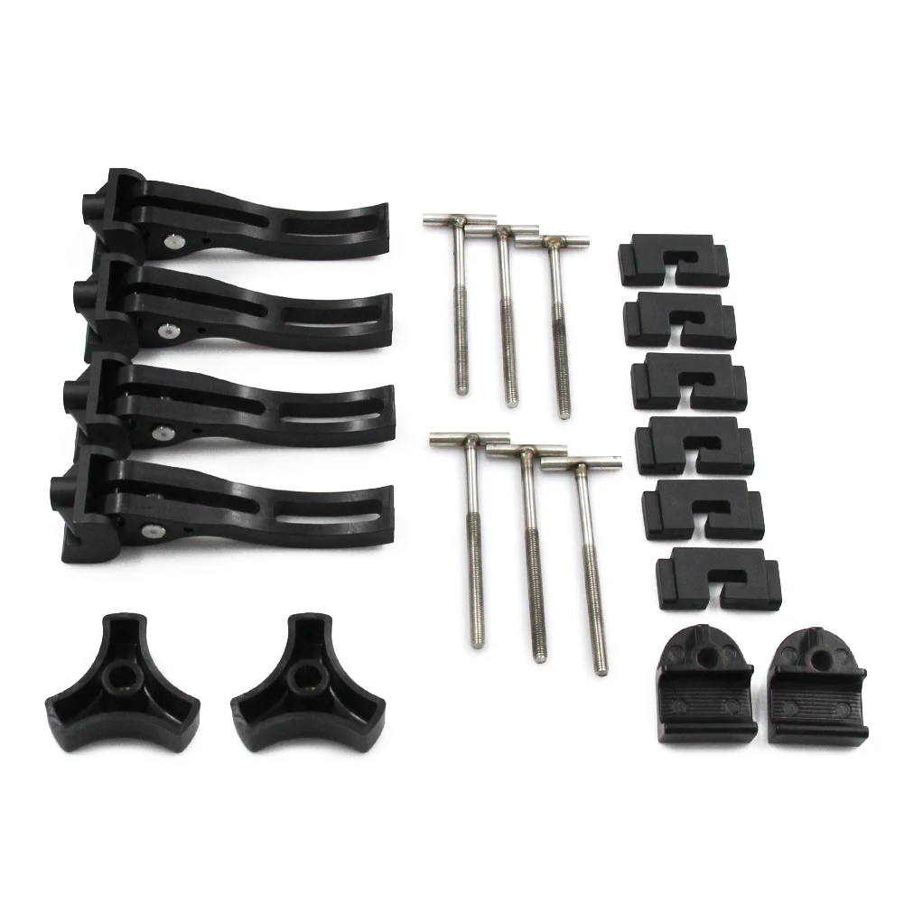 

Комплект сменных зажимов для чехлов Tonneau для грузовиков, совместимых с тройными и четырех складками. Подходит для быстрой и простой установки.