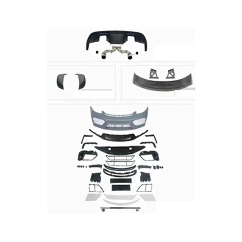 

Facelift Accessories for 718 982 2016 -2024 Cayman Boxster to GT4 Spyder PP Body Kit Front bar