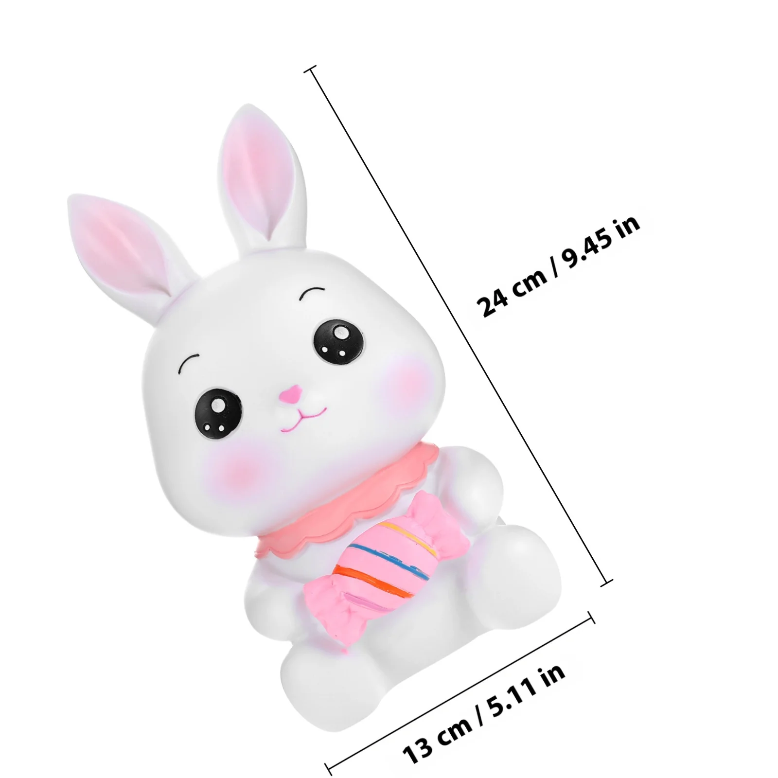 Joli pot de pièces de monnaie en forme de lapin, boîte d'économie d'argent pour enfants, Pot de bureau éducatif, Design Animal mignon, décoration de la maison, banque de pièces pour chambre d'enfant