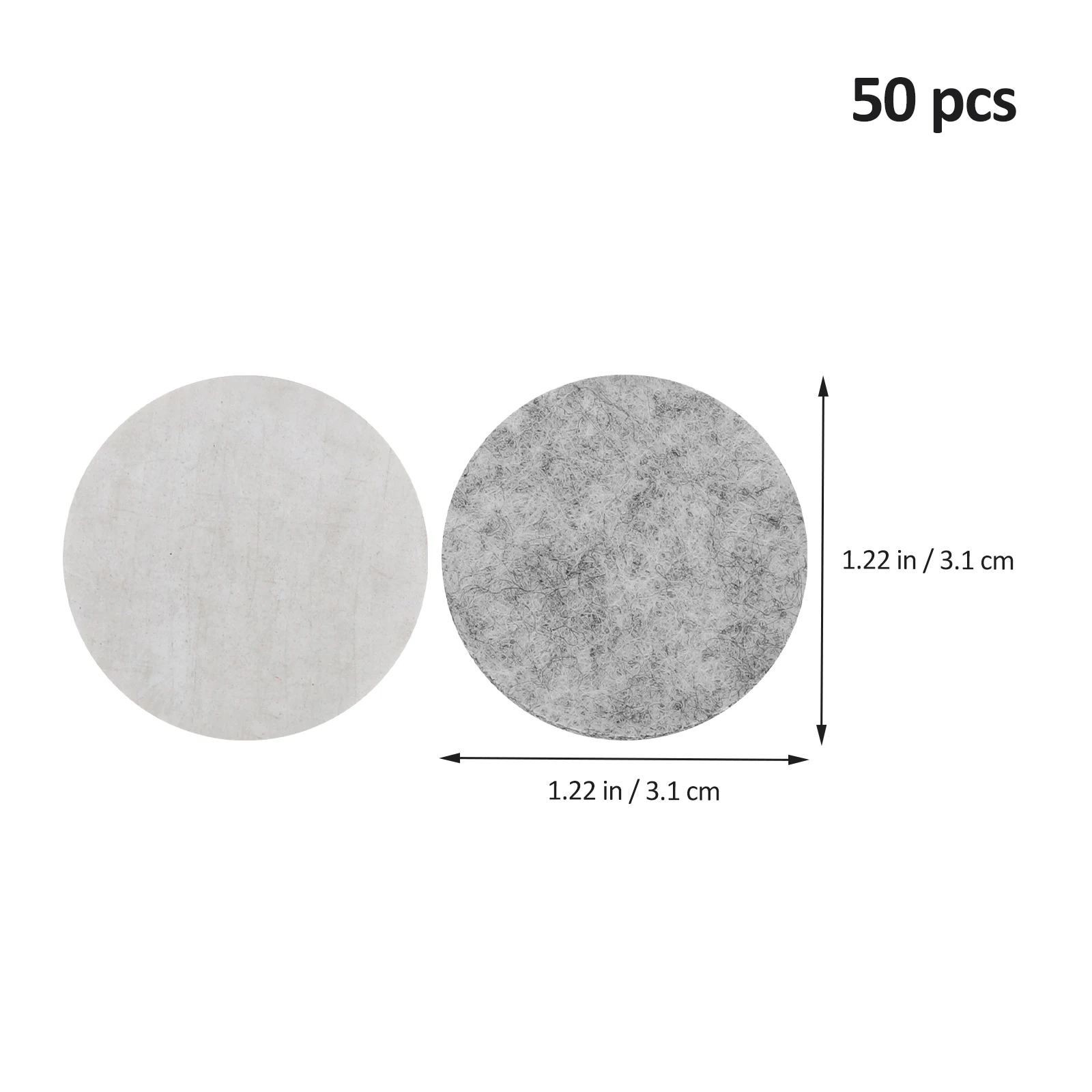 

50pcs Furniture Pads Felt Chair Leg Protectors Non Slip Floor Cushions for Hardwood Tile Durable Soft Adhesive Backing