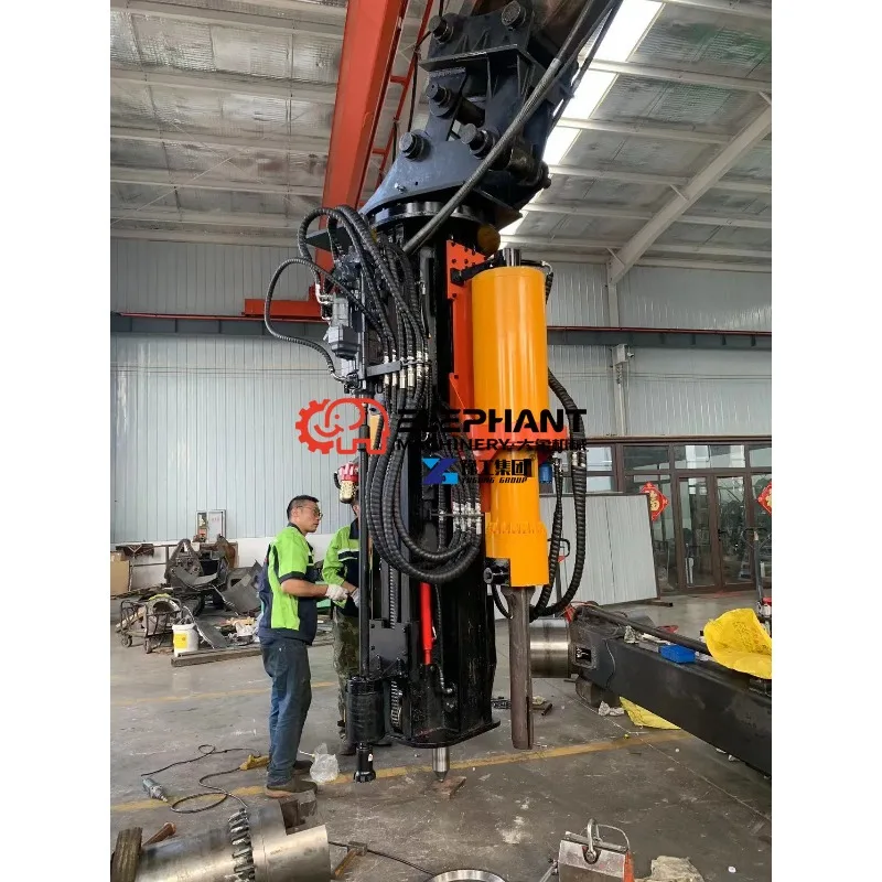 All-in-One Hydraulic Rock Splitter Machine with Integrated Drilling Function Dual-purpose Rock Drilling Stone Breaking Equipment