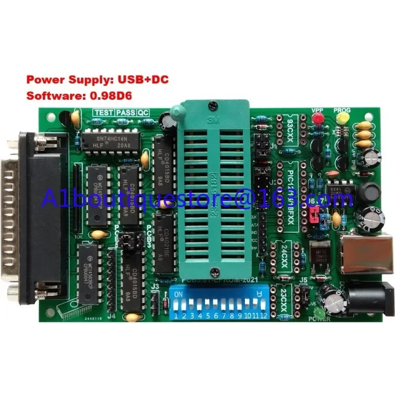 PCB50A multifunction programmer Willem burner EPROM FLASH microcontroller main board BIOS write