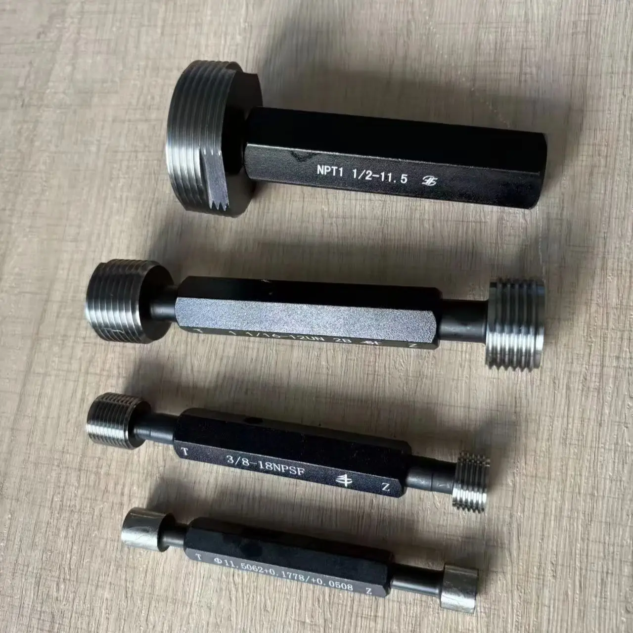 UNC UNS UNF American standard thread plug gauge customized Go And Nogo 0-80 1-64  2-56 6-32 1/2-16 5/8-14 9/16-18