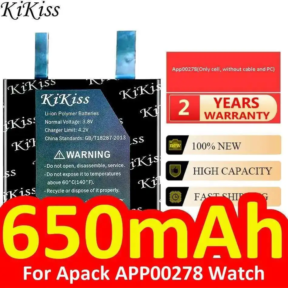 

Long-Lasting For Apack APP00278 Watch High-Capacity 650Mah App00278 Only Cell, Without Cable And PC Battery