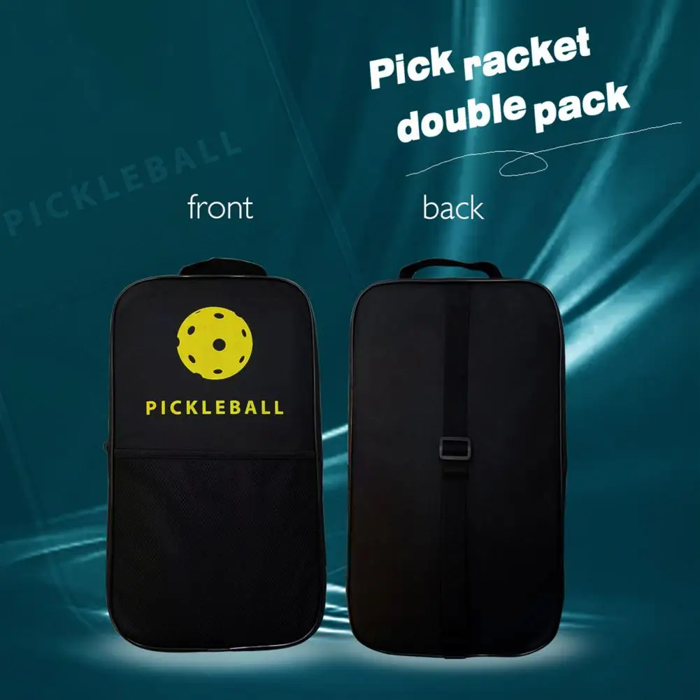 Lightweight Pickleball Bag Portable Pickleball Racket Bag Protective Zippered Carrier for Table Tennis Paddle Travel for Paddle