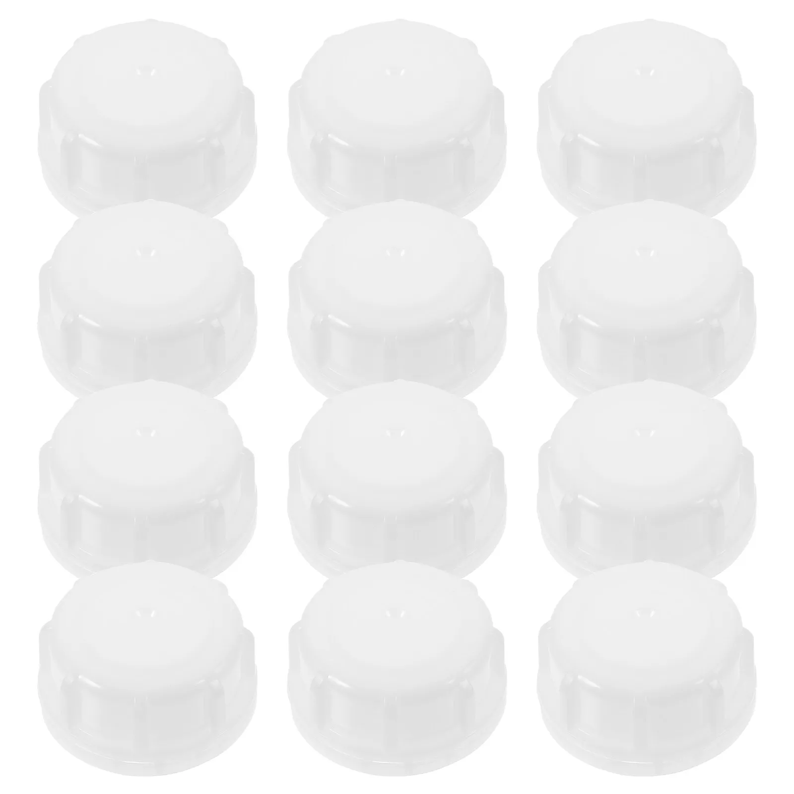 12Pcs Gas Can Caps Durable Plastic Bucket Lids Container Cover Gas Cap Seal Replacement Parts for 20L 25L 30L Fuel Cans