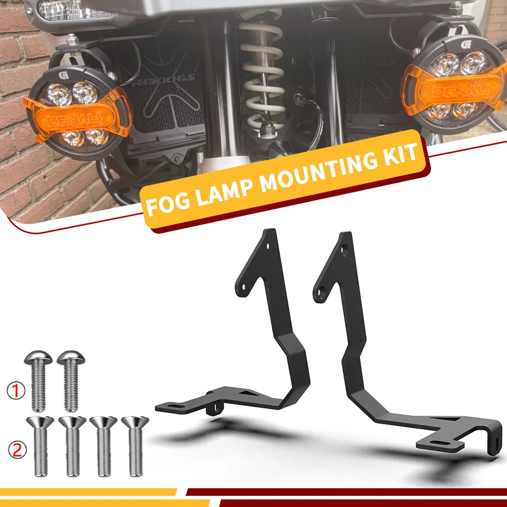 For BMW R1300GSA ADV R1300GS Adventure Motorcycle Auxiliary Lights Holder Support 2025-2028 Fog Light LED Bracket Accessories