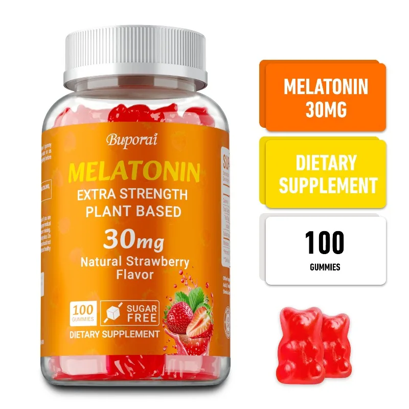 Melatonin 30mg - Calm The Mind, Reduce Stress, Antioxidant, Improves Insomnia, Improves Sleep Quality, Enhances Immunity