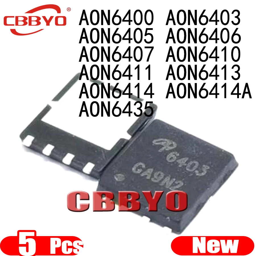 (5piece) 100% New AON6400 AON6403 AON6405 AON6406 AON6407 AON6410 AON6411 AON6413 AON6414 AON6414A AON6435 QFN-8 Chipset