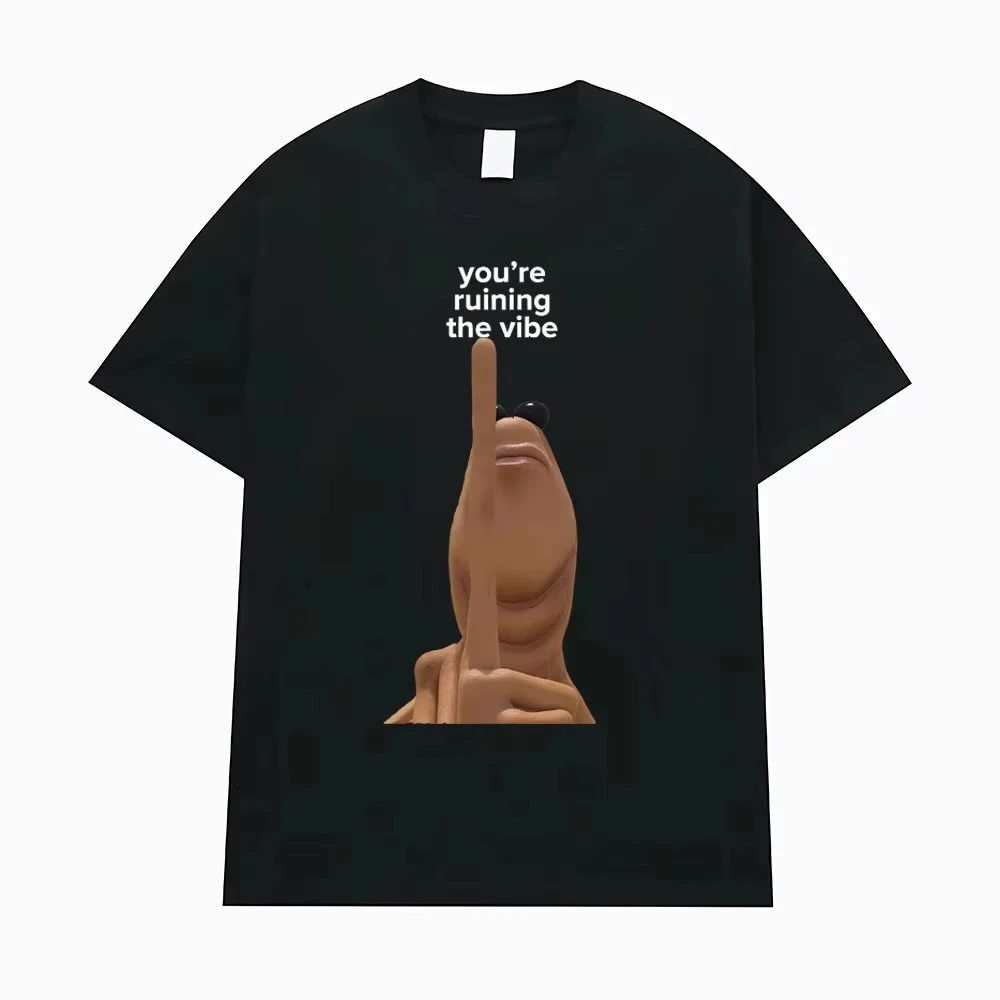 ماركوس الدودة مضحك ميمي تي شيرت أنت تدمير فيبي الرجال النساء خمر عالية الجودة الكلاسيكية الفكاهة تي شيرت الراحة بلايز #1