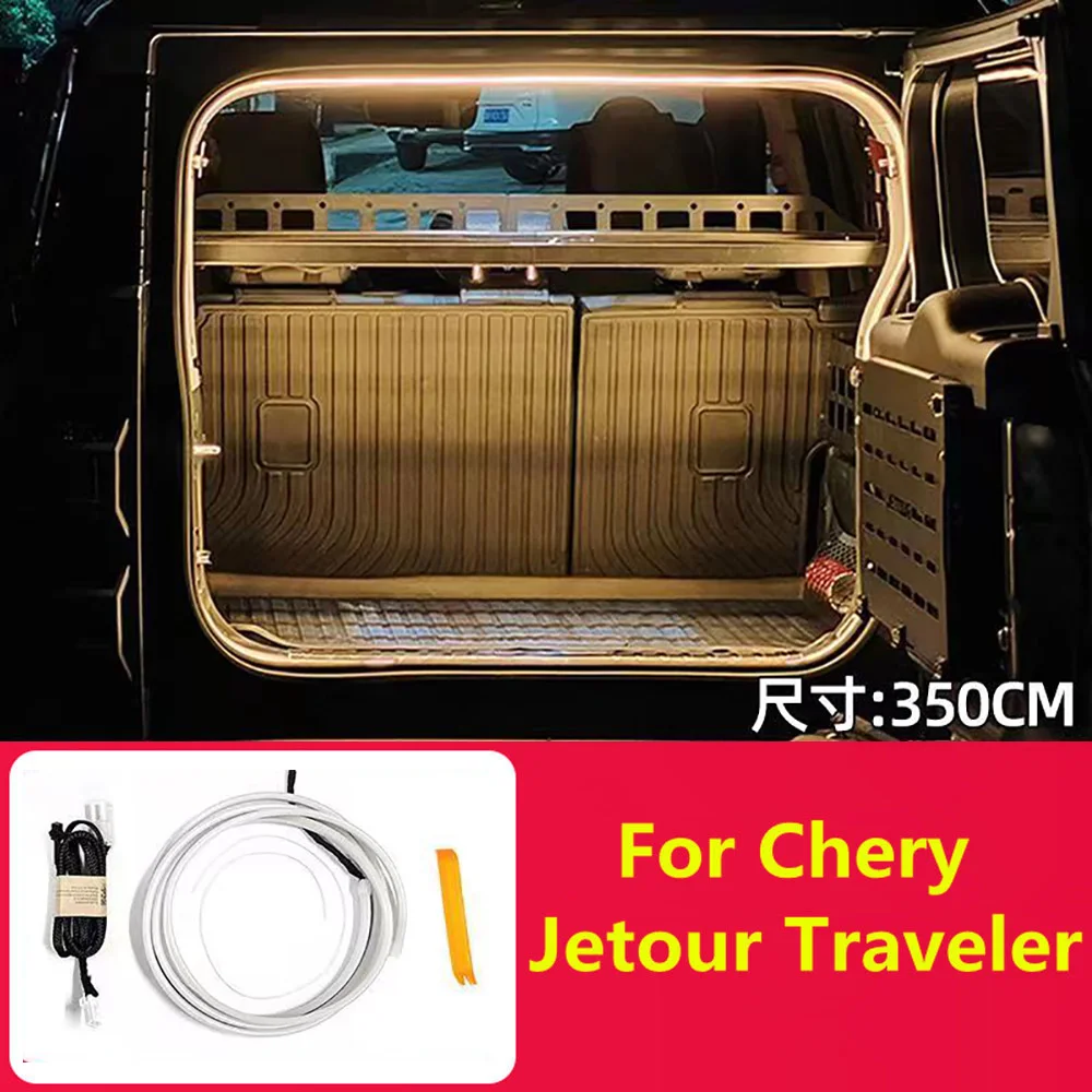 

Suitable For Jietu Traveler's Rear Trunk Light Strip Illumination LED Decorative Atmosphere Light Interior Products Modification