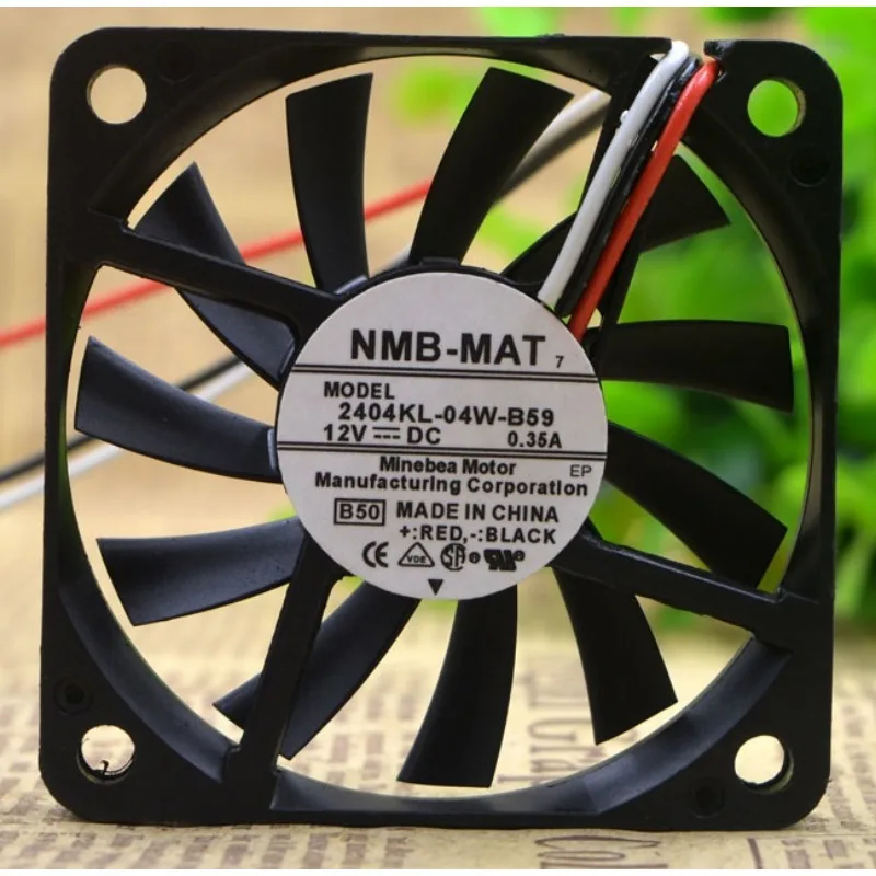 

Original Cooler Fan for NMB 2404KL-04W-B59 12V 0.35A 6010 6CM Speed Measuring Cooling Fan 60*60*10mm