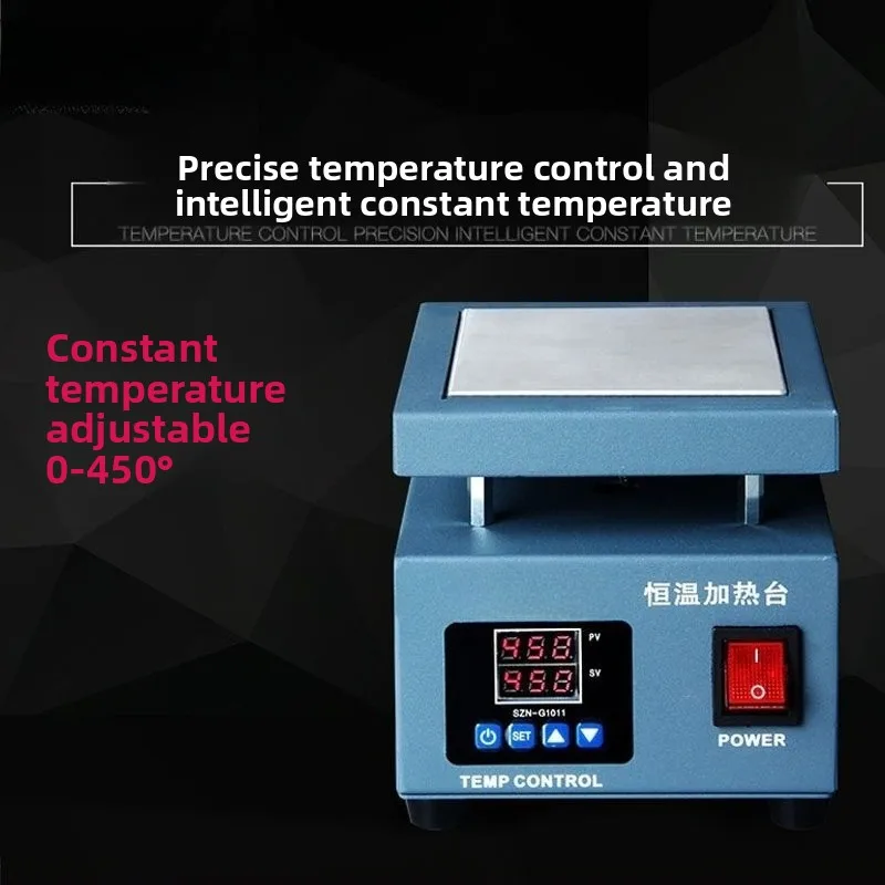 Digital Preheating Station LED Display Adjustable Temperature Hot Plate for PCB BGA Soldering Rework, Phone & Chip Repair