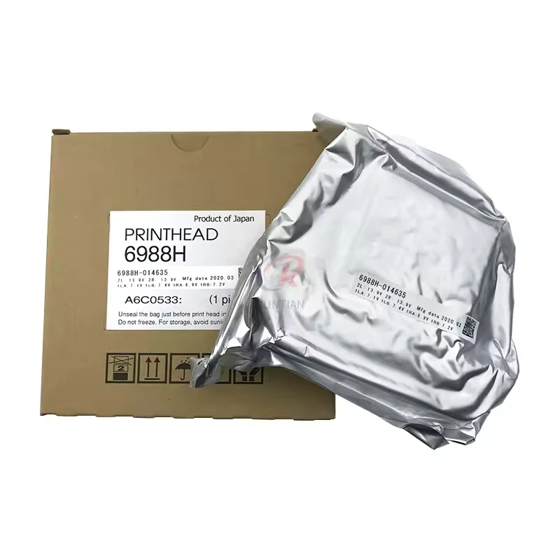 A cabeça de impressão original Konica 6988H é compatível com a cabeça de impressão da impressora jato de tinta Konica 1024i-13