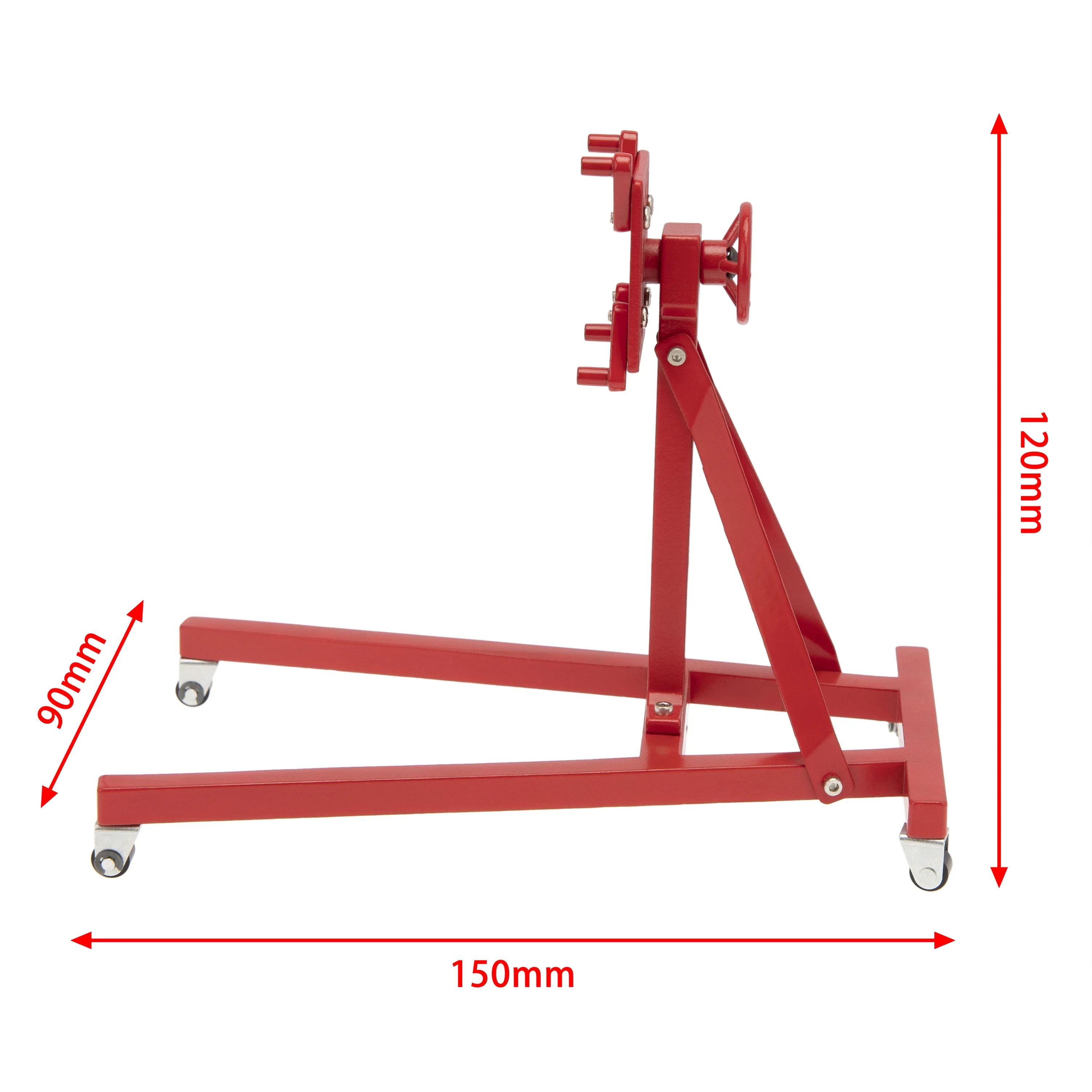 Simulation Model 1/10 Garage Series Decorative Ornaments Engine Maintenance Flip Frame Engine Rotary Table