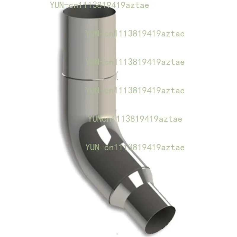 90 Degree Chrome Exhaust Reducer Elbow 5