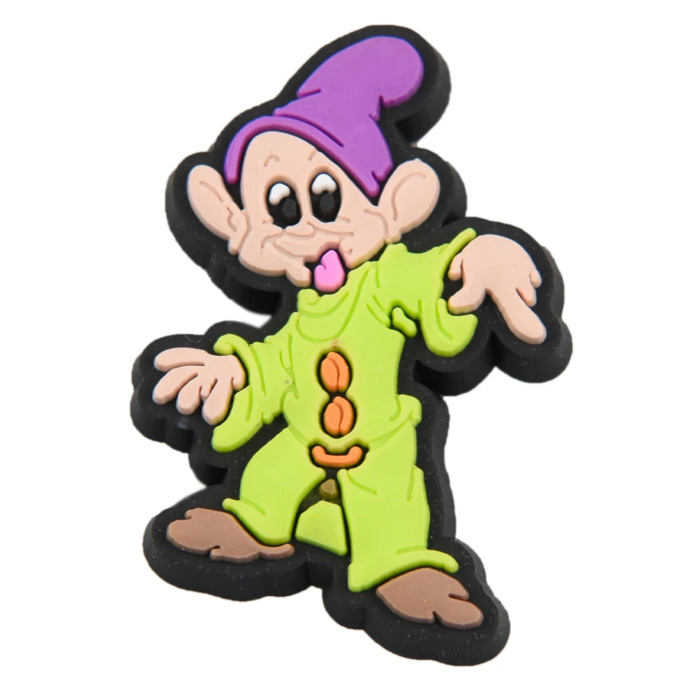 ‌ 1 pièce de breloques pour chaussures Disney Princess & Personnages, décoration de chaussures d'anniversaire et d'animaux de dessin animé