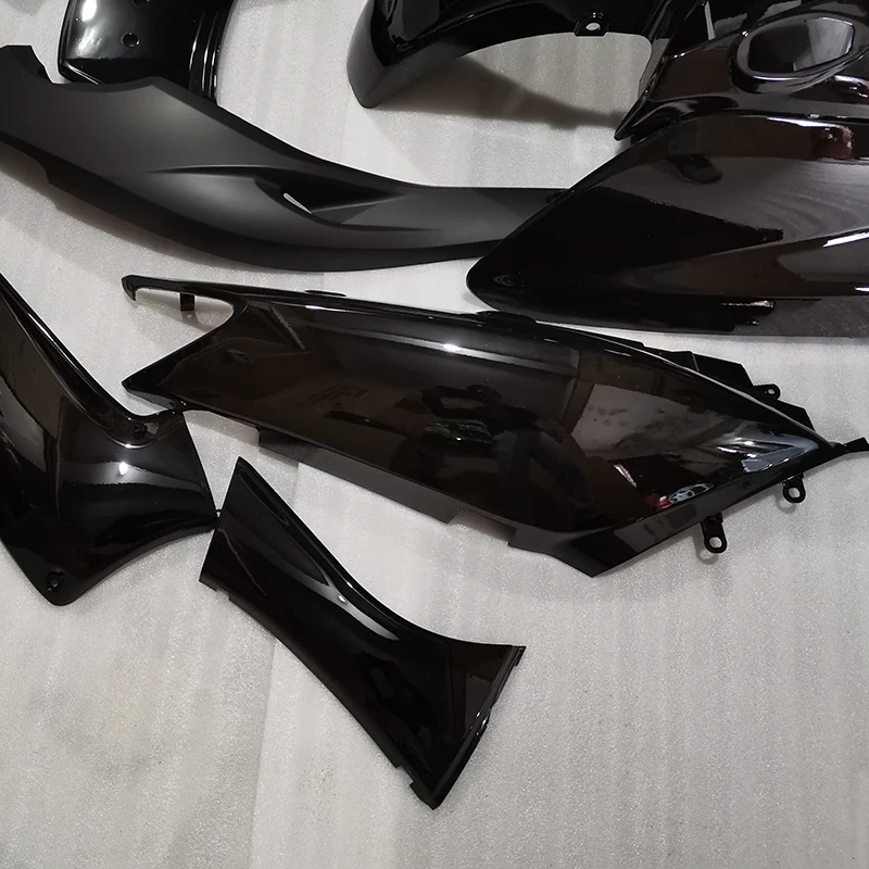 ABS حقن هدية لياماها TMAX 500 2001-2007 هيكل الدراجة النارية Fairings Kit tmax500 01-07 إطار الجسم الأسود القلنسوة الإسكان #4
