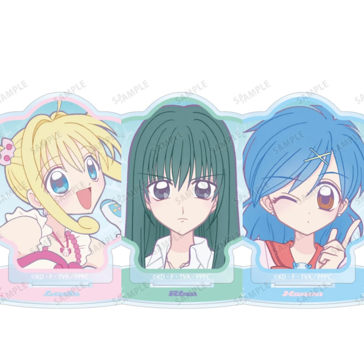 10cm Anime Cute Mermaid Melody Keychain Acrylic Stand Cosplay Characters Ornament Accessories Christmas Collection Gift