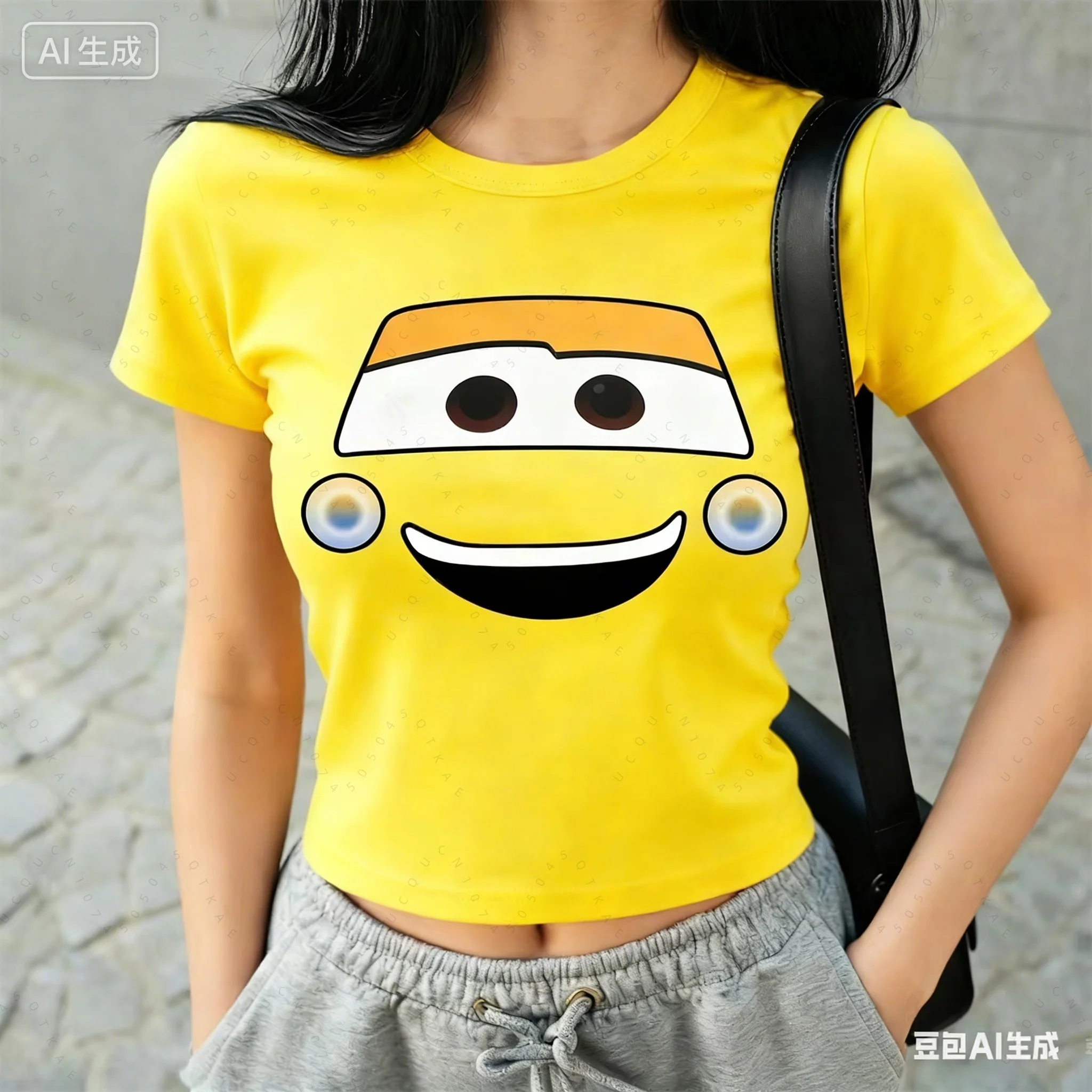 2026 Humorvolle und witzige klassische Anime-T-Shirts für die ganze Familie – Partnerlook für Paare, Kinder, niedliche Autos, Film- und Eltern-Kind-Urlaubs-Wander-Tops – Detail 8