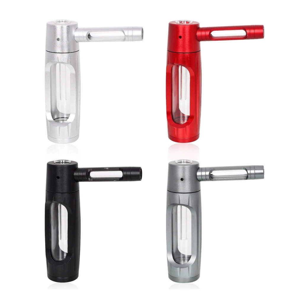 New Aluminum Alloy Popular Bottle Water Pipe Portable Mini Hookah Shisha Tobacco Smoking Pipes Gift of Health Metal Tube Filter