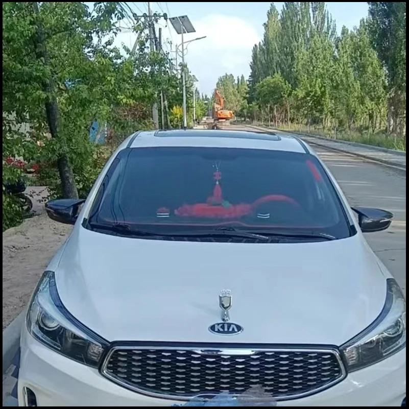 

Car Styling For Kia Cerato Forte 2014-2017 Rearview Mirror Cover Caps With Horn Decoration Auto Parts Accessories