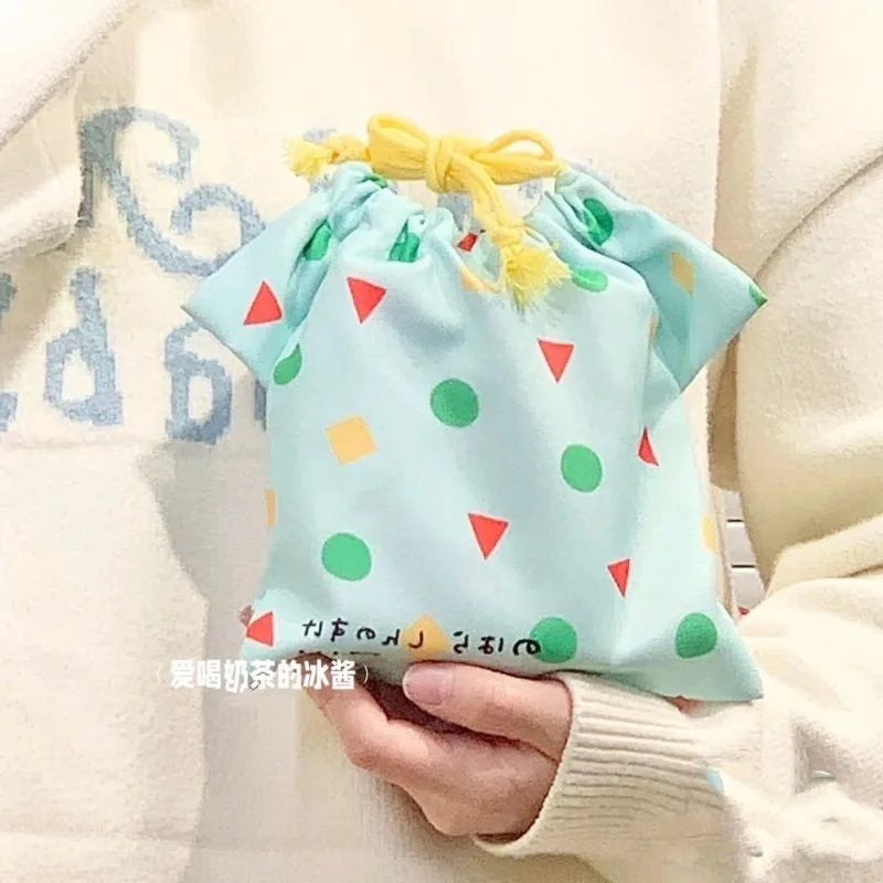 

Creativity Shinchan Series Storage Bag Cute Cartoon Kawaii Portable Pajama Style Large Capacity Drawstring Storage Bag
