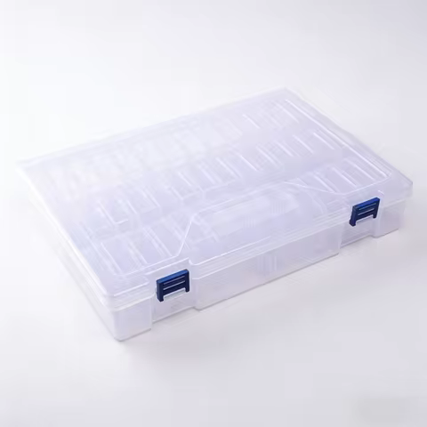 45-compartment diamond painting storage box is a portable storage container suitable for diamond painting DIY crafts and je