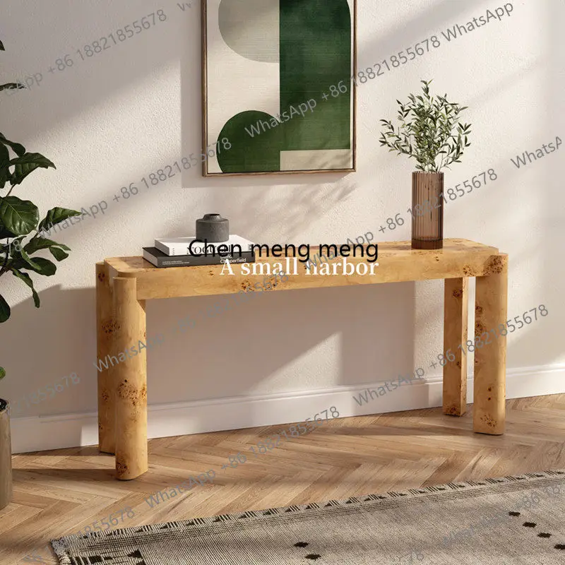 

Американский столик в стиле лайт-люкс для прихожей, консольный столик в стиле ретро, декоративный столик, возможность индивидуального заказа