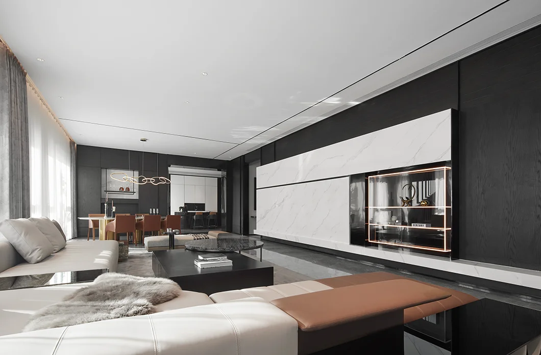 Sanhai الطراز الحديث التصميم الداخلي خطة أرضية ثلاثية الأبعاد تقديم تخطيط الفضاء مسودة الواقي الذكري الديكور مخصص للمنزل الداخلي