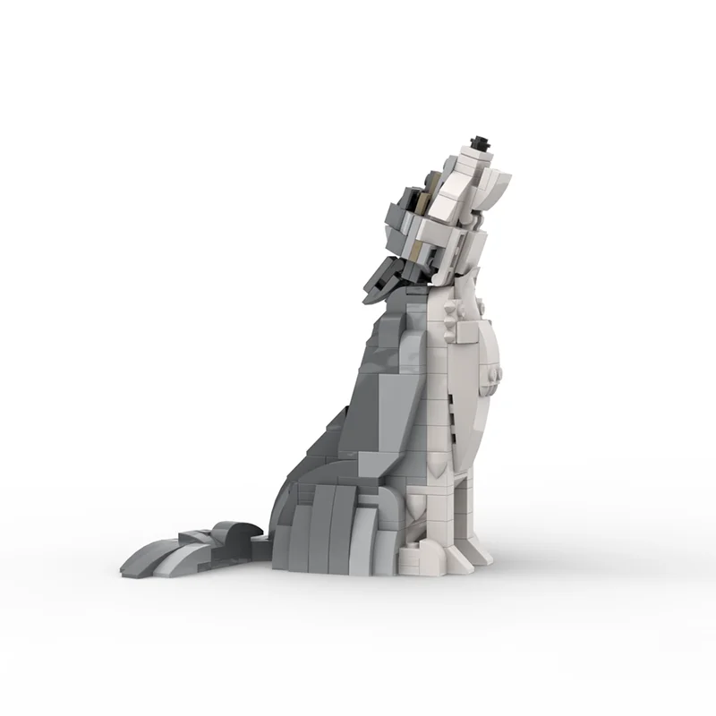 256pcs MOC Creator Wolf Model Toy Building Blocks Architecture Christmas Gifts Birthday DIY Craft Creative Art Display Education