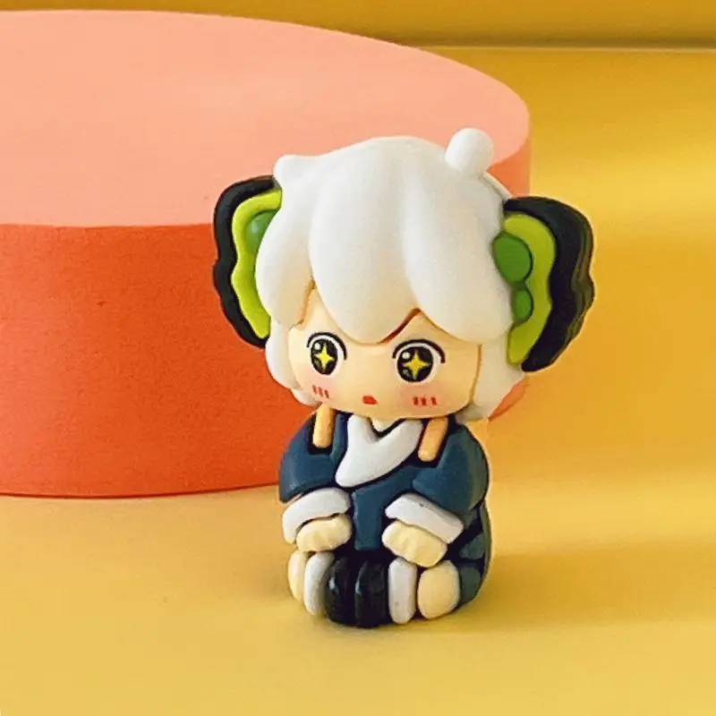 In Stock Cute Luo Xiaohei Mini Anime Figurine Chibi Style Room Desk Decoration Kawaii Ornament Collectible Item Friend Gifts