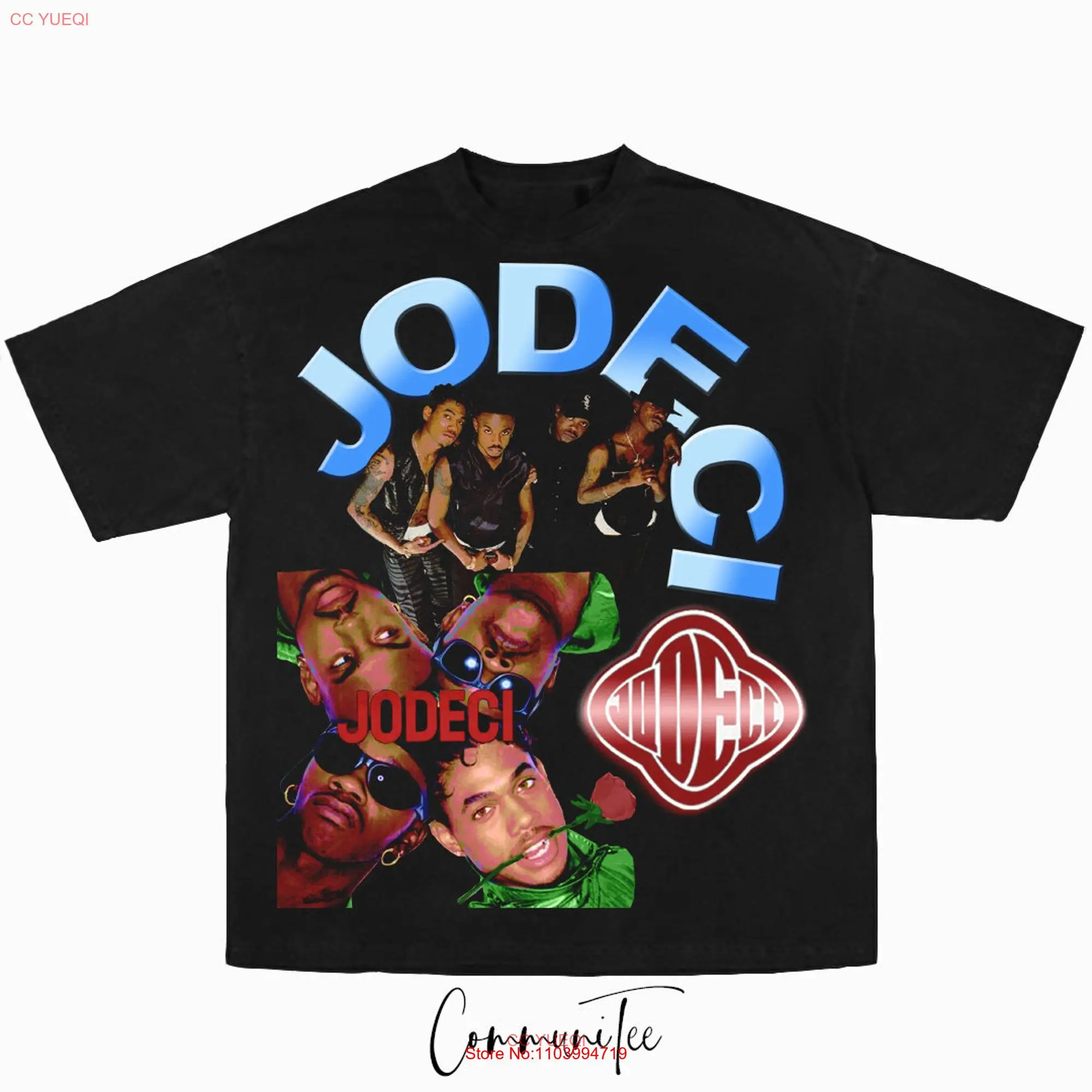 Jodeci Rap T Shirt Big Face Head Vintage Vtg Style Hip Hop long or short sleeves