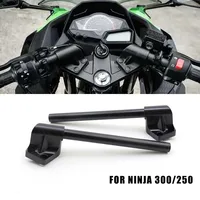 Manillar de motocicleta, barra izquierda y derecha para Kawasaki Ninja 300 300R 250 250R EX250 08-17