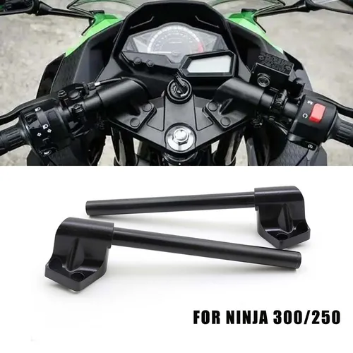 Imagen 1 del producto Manillar de motocicleta, barra izquierda y derecha para Kawasaki Ninja 300 300R 250 250R EX250 08-17