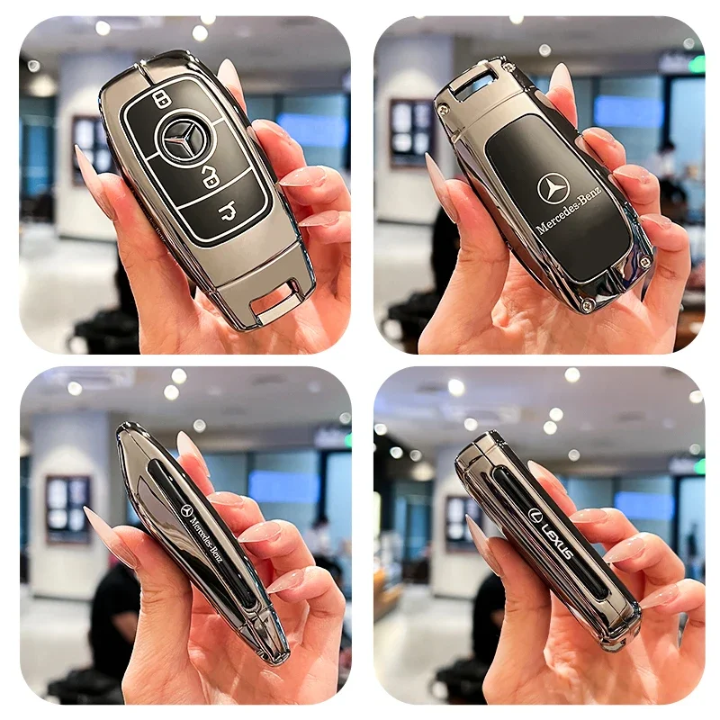 New Arrival TPU Car Key Shell Case Fob For Mercedes Benz 2017 E Class W213 2018 S Smart Key 4