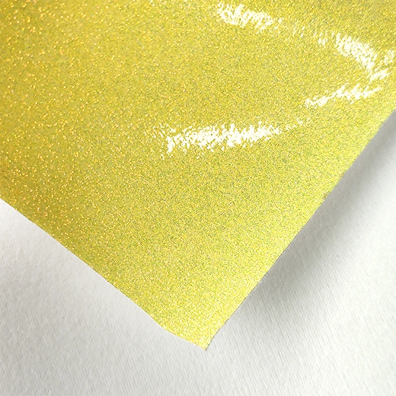 Hot Sell Smooth Solid Color PU Faux Mirror Glitter Leather Fabric for Jacket Tote Purse Bags DIY Glossy PU Leatherette 46*135CM