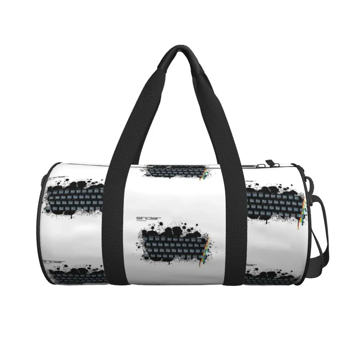 

Retro Gaming Art - ZX Spectrum Large Duffle Gym Bag Waterproof Duffle Travel Bags Handbags Fitness bag