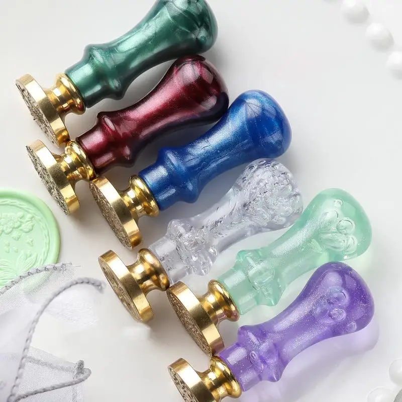 Sealing Wax Stamp Handle Wax Sealing Fire Paint Replace Handle DIY Scrapbooking Invitations Envelope Handmade Art Tools