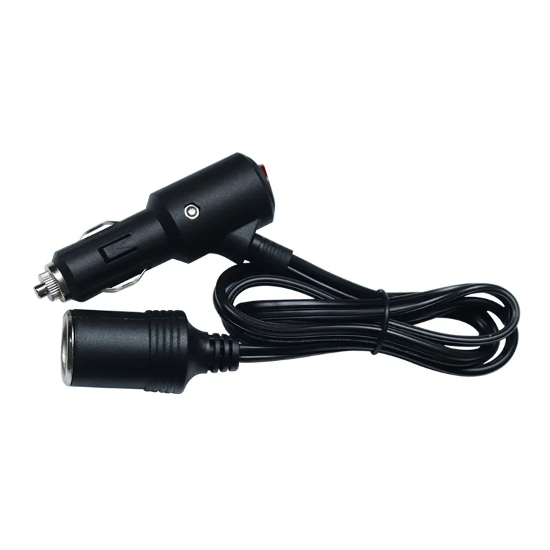 

Car Cigarette Lighter With Switch 1.3 Square 180W High Power Universal 12V 24V plug Power cord Extension cord With Watercap