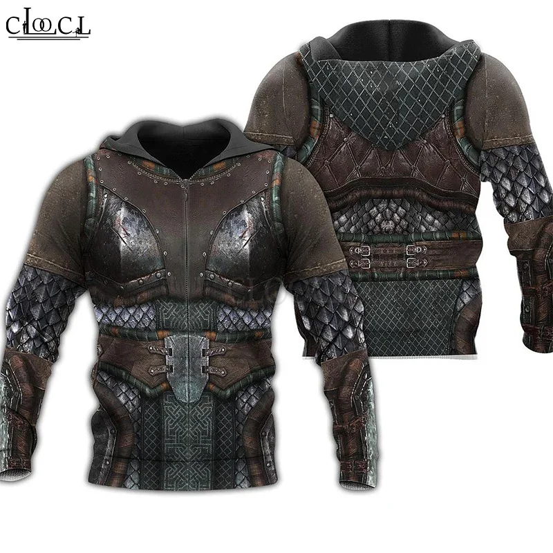 CLOOCL درع جميل ثلاثية الأبعاد مطبوعة الرجال النساء هوديي Harajuku البلوز البلوز للجنسين سترة غير رسمية رياضية انخفاض الشحن #3