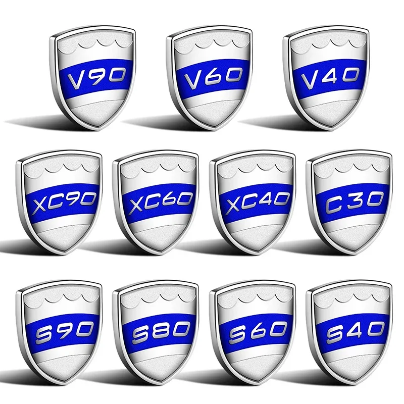 Lettera di metallo Bagagliaio Posteriore Dell'automobile Distintivo Della Decalcomania Per Volvo C30 S40 S60 S60L S80 S80L S90 V40 V60 V90 XC40 XC60 XC90 Emblema