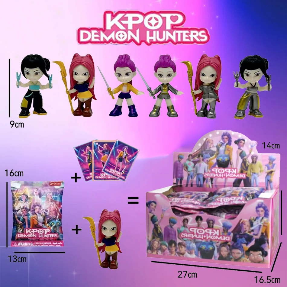 2025 nuevo Monster Hunt KPop Monster Hunt modelo hecho a mano caja ciega muñeca de moda decoración de escritorio ornamento regalo del Festival