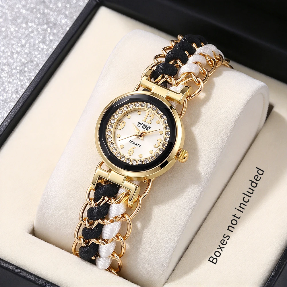 New hot selling women's watch, stylish adjustable strap watch, quartz watch, women's clock gift, multiple colors to choose from