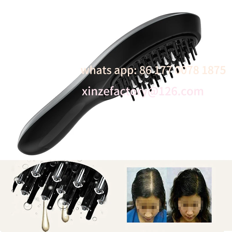 

Customizable Anti Hair Loss Comb Can imported Into Liquids Stimulate Hair Regrowth Brush Multifunction Vibration Scalp Repair